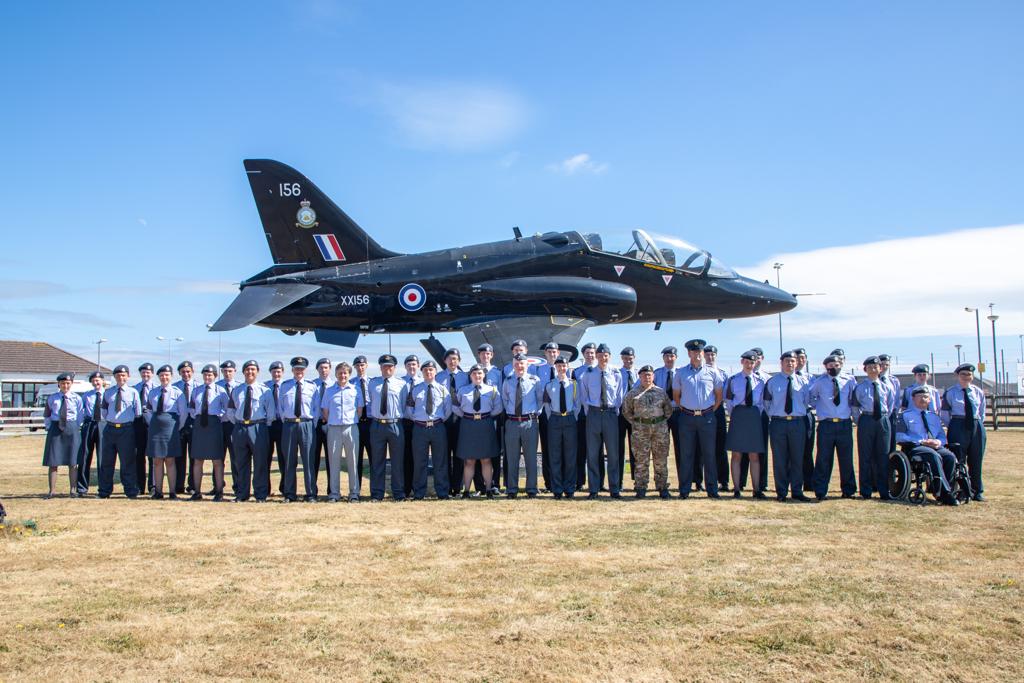 All students from the experience at the RAF and CCF Summer Camp