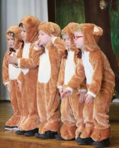 Pre Prep Assembly with nursery children dressed as teddy bears