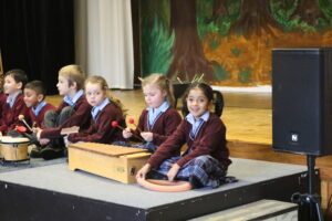 Pre Prep children performing music