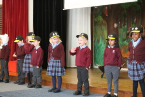 Pre Prep Assembly with Reception children dressed as penguins