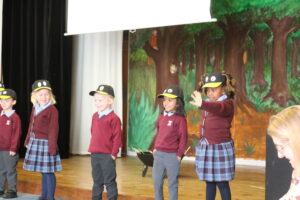 Pre Prep Assembly with Reception children dressed as penguins